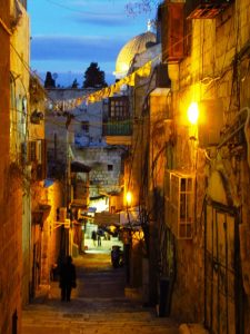 Straße in der Altstadt Jerusalems ©EAPPI