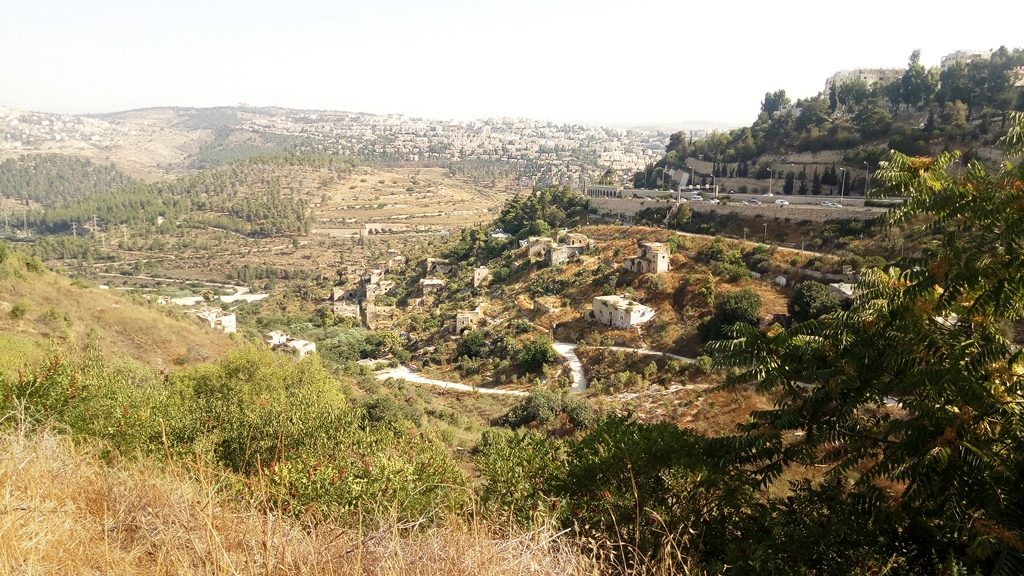 Die Ruinen von Lifta am Rand von West-Jerusalem