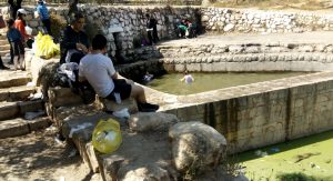 Heute nutzen orthodoxe Juden aus der Nachbarschaft das Bassin in Lifta zum Baden