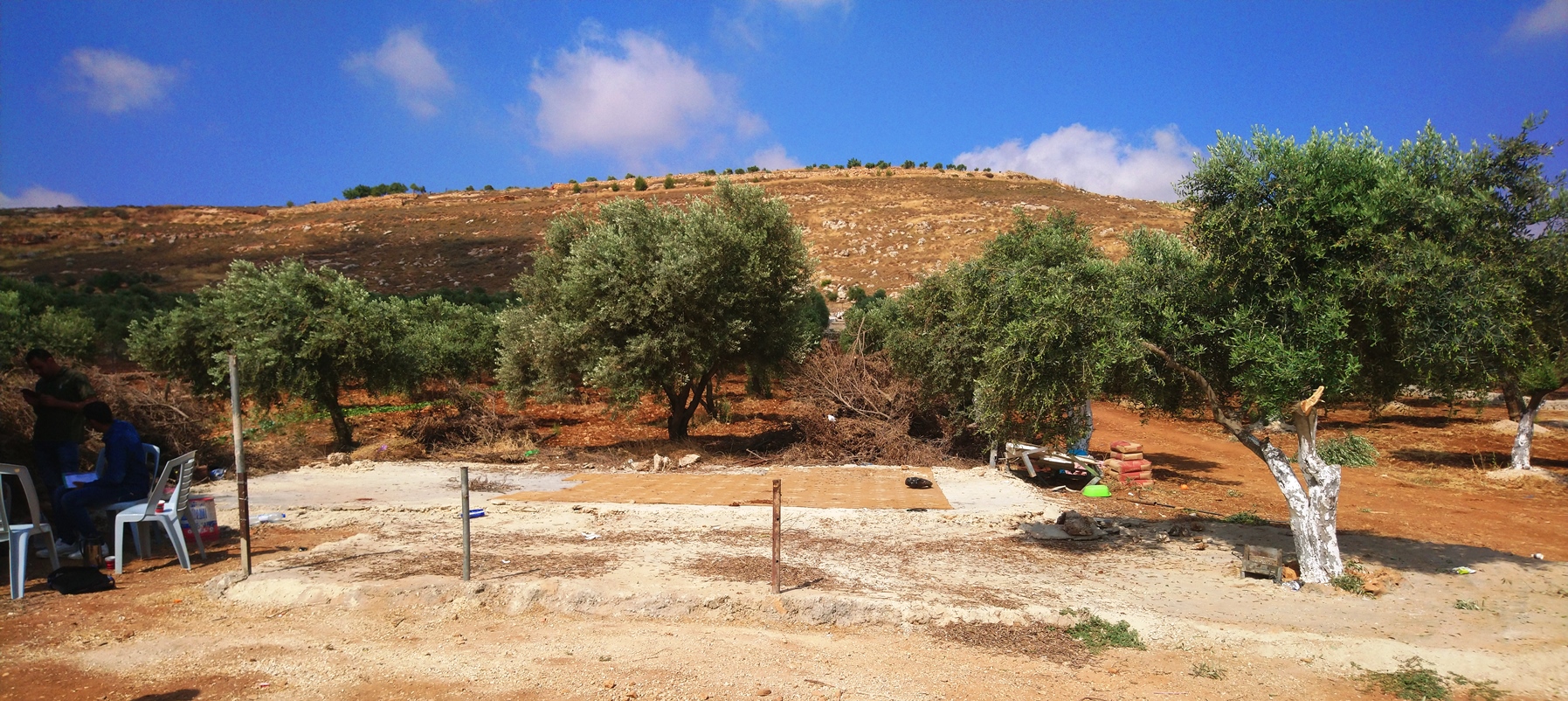 Das Fundament ist alles, was an die zerstörten und konfiszierten Gebäude in Qusra erinnert. Foto © EAPPI