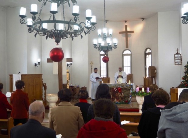 Gottesdienst in Nablus; © EAPPI