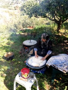 Die palästinensische „Pizza“ wird gebacken ©EAPPI