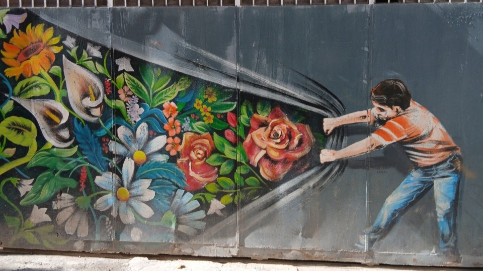 Graffiti in Silwan: Hoffnung auf ein neues Jerusalem; © WCC-EAPPI/Dorothee