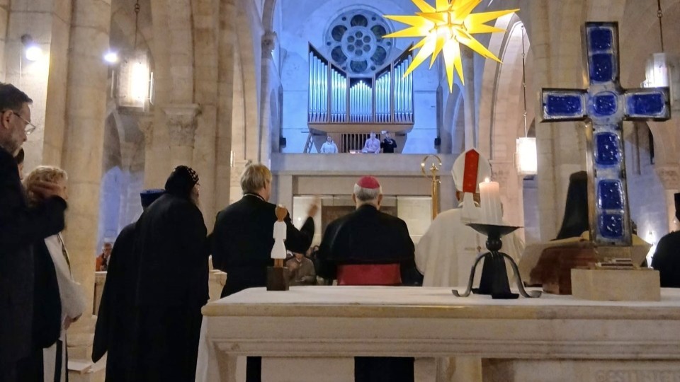 Auch in der evangelisch-lutherischen Erlöserkirche trafen sich die Gläubigen in Rahmen der Gebetswoche; © WCC-EAPPI/Dorothee