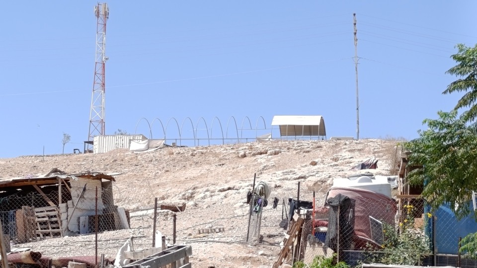 Siedlungsaußenposten nahe Khan al Ahmar; © WCC-EAPPI/Martina
